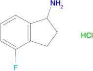 4-Fluoro-2,3-dihydro-1H-inden-1-amine hydrochloride