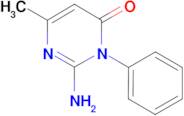 2-Amino-6-methyl-3-phenyl-3H-pyrimidin-4-one