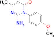 2-Amino-3-(4-methoxy-phenyl)-6-methyl-3H-pyrimidin-4-one