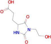 3-[1-(2-Hydroxy-ethyl)-2,5-dioxo-imidazolidin-4-yl]-propionic acid