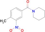 (4-methyl-3-nitrophenyl)(piperidin-1-yl)methanone