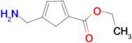 ethyl 4-(aminomethyl)cyclopenta-1,3-diene-1-carboxylate