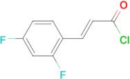 (2E)-3-(2,4-difluorophenyl)prop-2-enoyl chloride