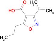 3-Isopropyl-5-propyl-isoxazole-4-carboxylic acid