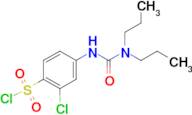 2-Chloro-4-(3,3-dipropylureido)benzenesulfonyl chloride