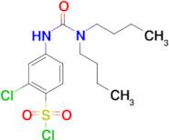 2-Chloro-4-(3,3-dibutylureido)benzenesulfonyl chloride