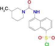 5-(3-Methylpiperidine-1-carboxamido)naphthalene-1-sulfonyl chloride