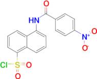 5-(4-Nitro-benzoylamino)-naphthalene-1-sulfonylchloride