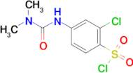 2-Chloro-4-(3,3-dimethylureido)benzenesulfonyl chloride