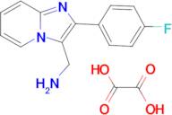 C-[2-(4-Fluoro-phenyl)-imidazo[1,2-a]pyridin-3-yl]-methylamine; oxalic acidsalt