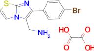 C-[6-(4-Bromo-phenyl)-imidazo[2,1-b]thiazol-5-yl]-methylamine;oxalic acidsalt