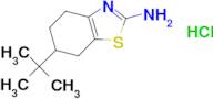 6-tert-Butyl-4,5,6,7-tetrahydro-benzothiazol-2-ylamine;hydrochloride