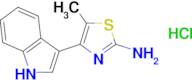 4-(1H-Indol-3-yl)-5-methyl-thiazol-2-ylaminehydrochloride