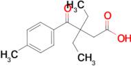 3-Ethyl-3-(4-methyl-benzoyl)-pentanoic acid