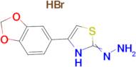 (4-Benzo[1,3]dioxol-5-yl-thiazol-2-yl)-hydrazine; hydrobromide