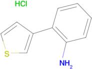 2-Thiophen-3-yl-phenylamine;hydrochloride