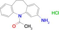 1-(3-Amino-10,11-dihydro-dibenzo[b,f]azepin-5-yl)-ethanone; hydrochloride