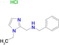 Benzyl-(1-ethyl-1H-imidazol-2-ylmethyl)-amine;hydrochloride