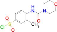 3-Methyl-4-(morpholine-4-carboxamido)benzenesulfonyl chloride