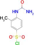 3-Methyl-4-ureido-benzenesulfonylchloride