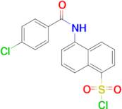 5-(4-Chloro-benzoylamino)-naphthalene-1-sulfonylchloride