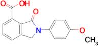 2-(4-Methoxy-phenyl)-3-oxo-2,3-dihydro-1H-isoindole-4-carboxylic acid