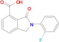 2-(2-Fluoro-phenyl)-3-oxo-2,3-dihydro-1H-isoindole-4-carboxylic acid