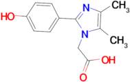 [2-(4-Hydroxy-phenyl)-4,5-dimethyl-imidazol-1-yl]-acetic acid