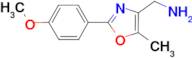 C-[2-(4-Methoxy-phenyl)-5-methyl-oxazol-4-yl]-methylamine