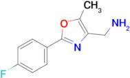 [2-(4-Fluoro-phenyl)-5-methyl-oxazol-4-yl]-methylamine