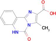 3-Methyl-5-oxo-5,6-dihydro-imidazo[1,2-c]quinazoline-2-carboxylic acid