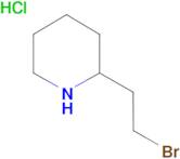 2-(2-Bromo-ethyl)-piperidine; hydrochloride