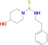 4-Hydroxy-piperidine-1-carbothioic acidphenethyl-amide