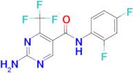 2-Amino-4-trifluoromethyl-pyrimidine-5-carboxylic acid(2,4-difluoro-phenyl)-amide