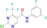 2-Chloro-4-trifluoromethyl-pyrimidine-5-carboxylic acid(3,5-difluoro-phenyl)-amide