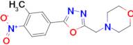 4-[5-(3-Methyl-4-nitro-phenyl)-[1,3,4]oxadiazol-2-ylmethyl]-morpholine