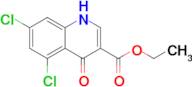 5,7-Dichloro-4-oxo-1,4-dihydro-quinoline-3-carboxylic acidethylester