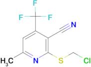 2-Chloromethylsulfanyl-6-methyl-4-trifluoromethyl-nicotinonitrile