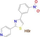 4-[4-(3-Nitro-phenyl)-thiazol-2-yl]-pyridine;hydrobromide