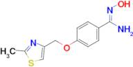 N-Hydroxy-4-(2-methyl-thiazol-4-ylmethoxy)-benzamidine