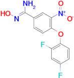 4-(2,4-Difluoro-phenoxy)-N-hydroxy-3-nitro-benzamidine