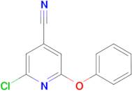 2-Chloro-6-phenoxy-isonicotinonitrile