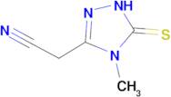 (5-Mercapto-4-methyl-4H-[1,2,4]triazol-3-yl)-acetonitrile
