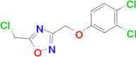 5-Chloromethyl-3-(3,4-dichloro-phenoxymethyl)-[1,2,4]oxadiazole