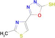 5-(2-Methyl-thiazol-4-yl)-[1,3,4]oxadiazole-2-thiol
