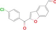 2-(4-Chloro-benzoyl)-benzofuran-5-carbaldehyde