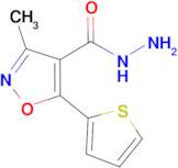 3-Methyl-5-thiophen-2-yl-isoxazole-4-carboxylic acidhydrazide