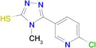 5-(6-Chloro-pyridin-3-yl)-4-methyl-4H-[1,2,4]triazole-3-thiol