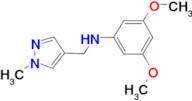 (3,5-Dimethoxy-phenyl)-(1-methyl-1H-pyrazol-4-ylmethyl)-amine
