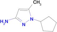 1-Cyclopentyl-5-methyl-1H-pyrazol-3-ylamine